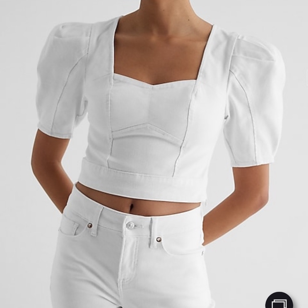 White Puff Sleeve